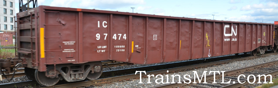 Car/wagon IC97474 left side / coté gauche